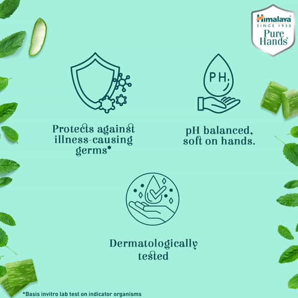 Himalaya Pure Hands-Hand Wipes - 30 Pulls-Aloe-Kills 99.9% Germs-Alcohol Based-Ph Balanced