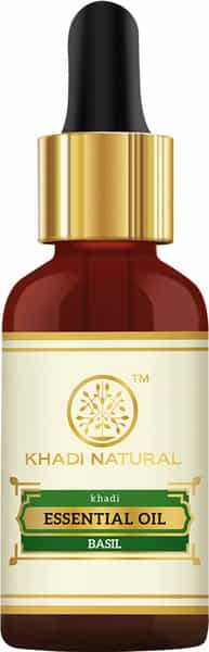 Khadi Natural Basil Essential Oil 15 Ml