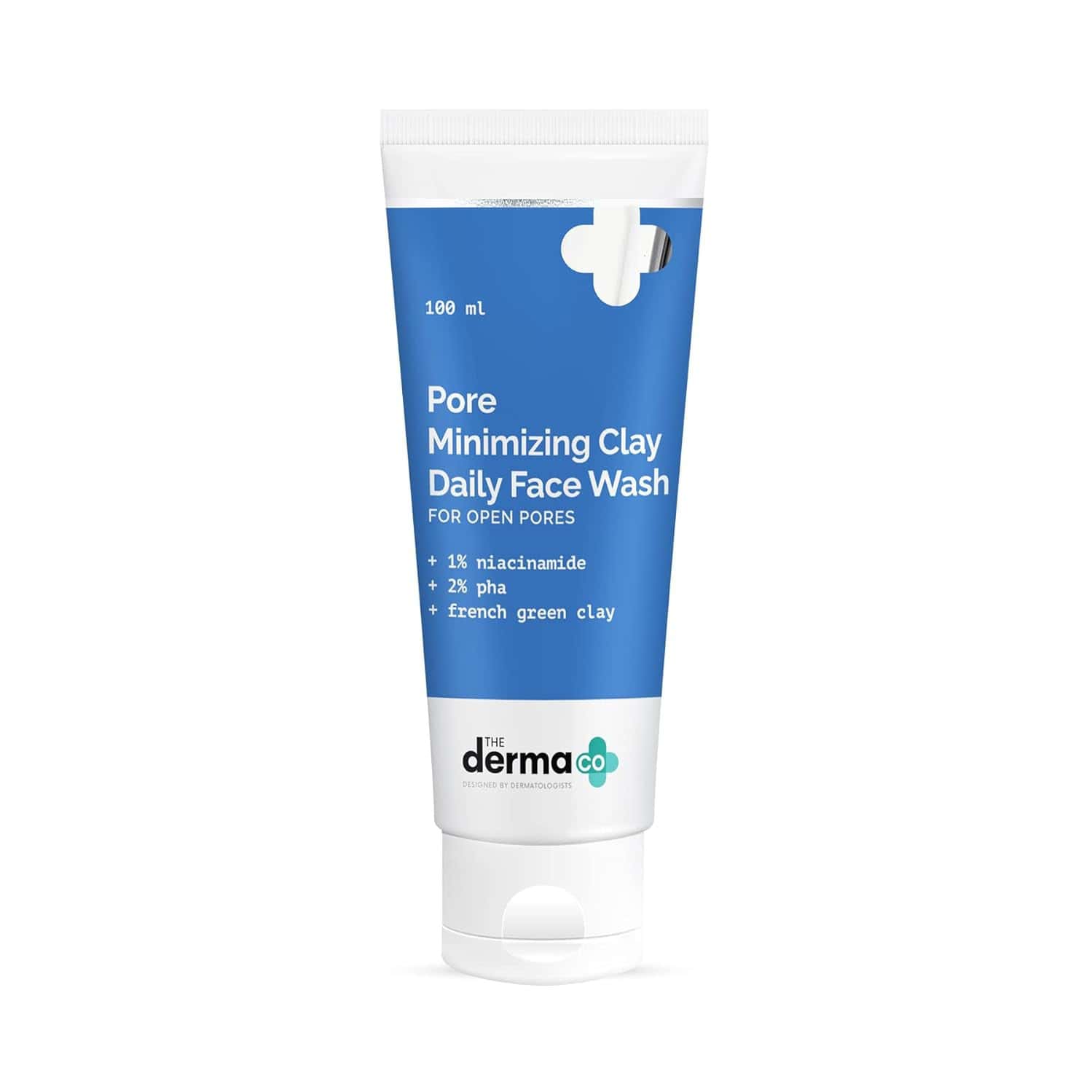 The Derma Co Pore Minimizing Clay Daily Face Wash With 1% Niacinamide & 2% Pha - 100ml
