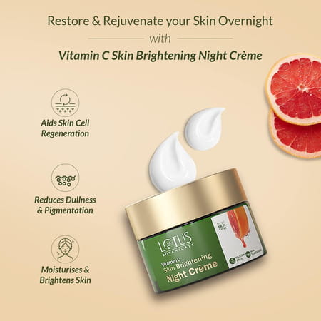 Lotus Botanicals Skin Bright Vitamin-c Night Cream 45g