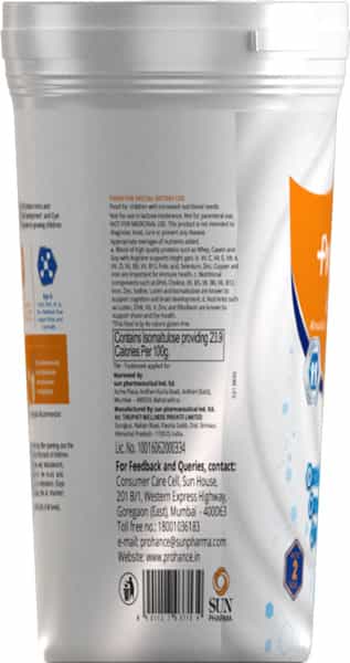 Prohance Junior Nutrition Powder | Vanilla Flavour | Jar 400 Gm