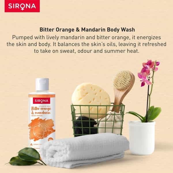 Sirona Body Wash With Bitter Orange And Mandarin - 500Ml