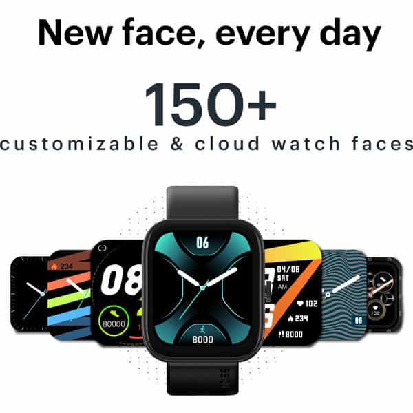 Noise Colorfit Caliber Smartwatch (Classic Red)