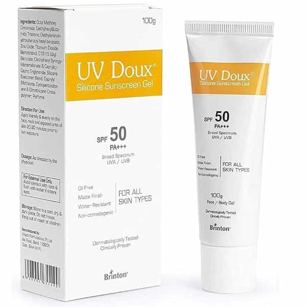 Brinton Uv Doux Face & Body Sunscreen Gel With Spf 50 Pa+++ - 100Gm