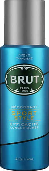 Brut Sport Style Deodorant Spray For Men Long-Lasting Athletic Fragrance 200 Ml
