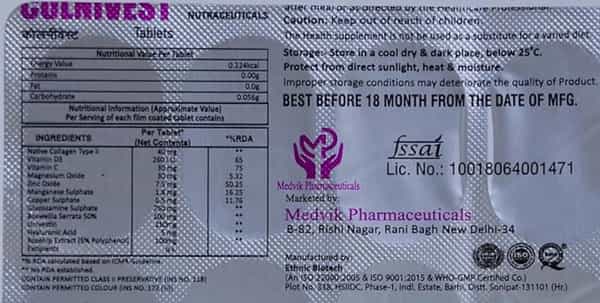 Colnivest Strip Of 10 Tablets