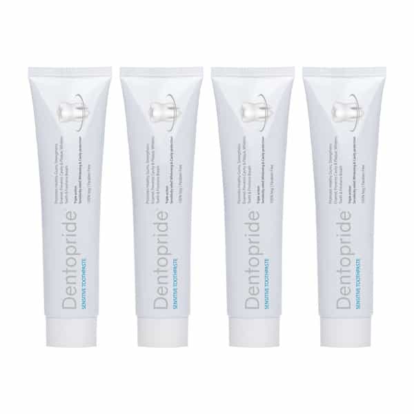 Dentopride Sensitive Toothpaste | Herbal Protection For Sensitive Teeth | (100 Gm Pack Of 4)