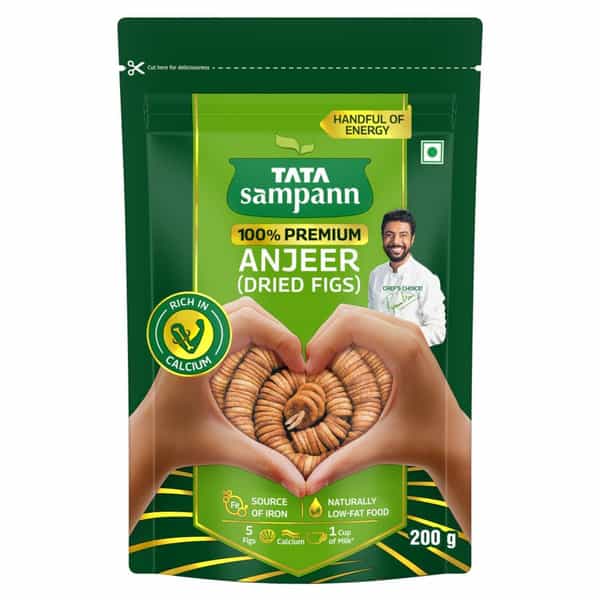 Tata Sampann Premium Anjeer (Dried Figs)| 200G