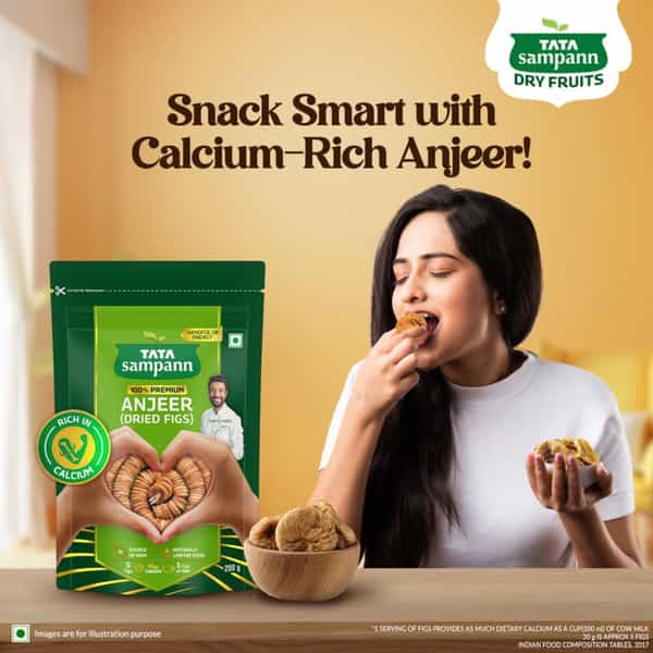 Tata Sampann Premium Anjeer (Dried Figs)| 200G