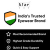 Klar Eye Folding Power Pocket Reading Glasses Men And Women Powers +0.75 To +3.500.75 Power Gun