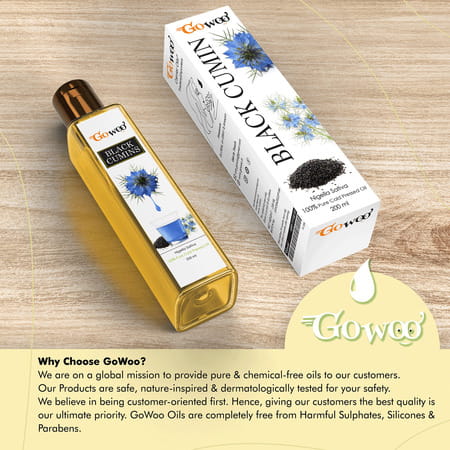 Go Woo 100% Pure Black Cumin Carrier Oil And Weight Loss