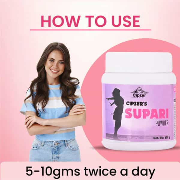 Cipzer Supari Powder 150G | Supports Male Reproductive Health & Vitality (Pack Of 1)