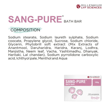 Sang-Pure Bathing Bar 100 Gm
