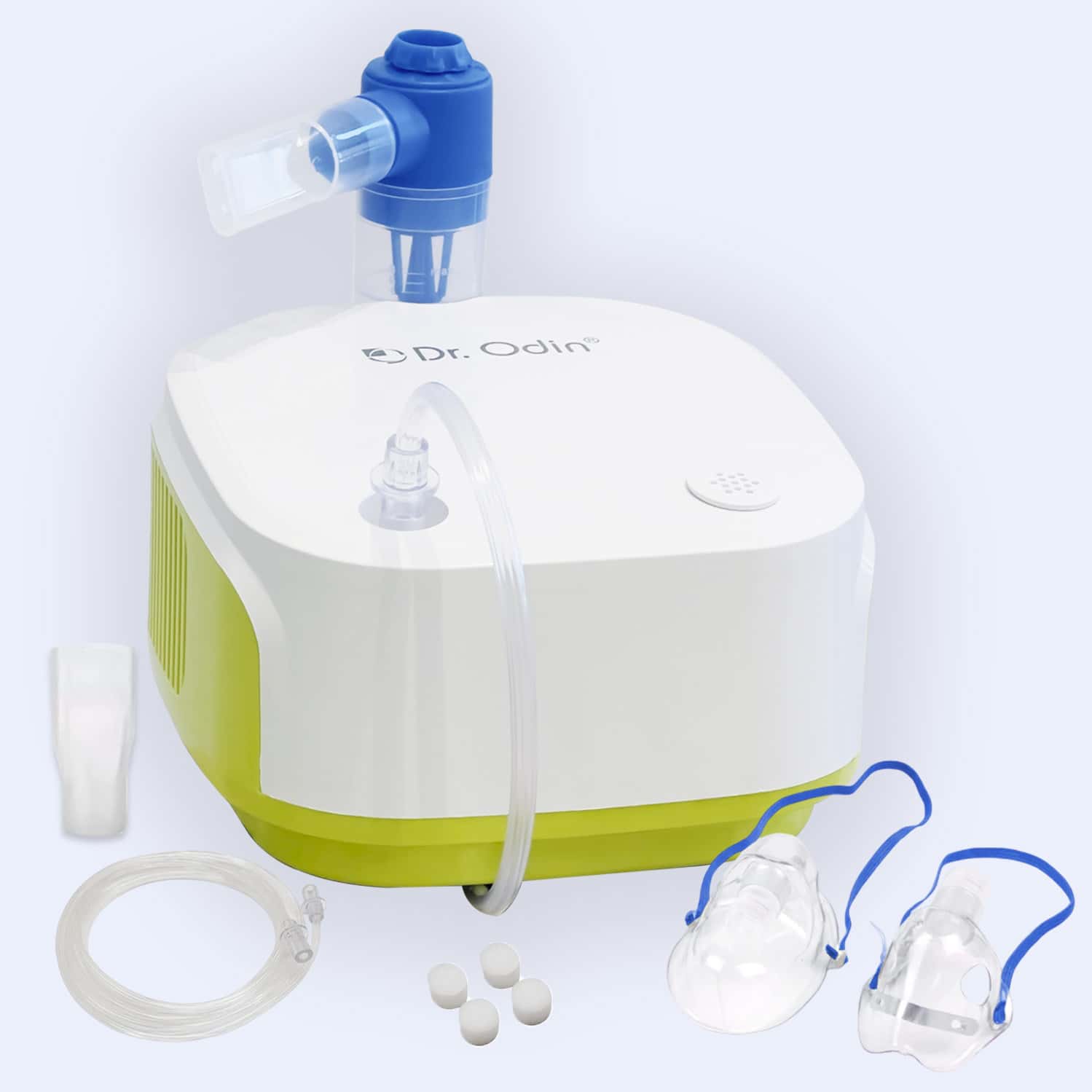 Dr. Odin Ong 101 Portable Nebulizer Machine For Child And Adult | Make In India | White & Green
