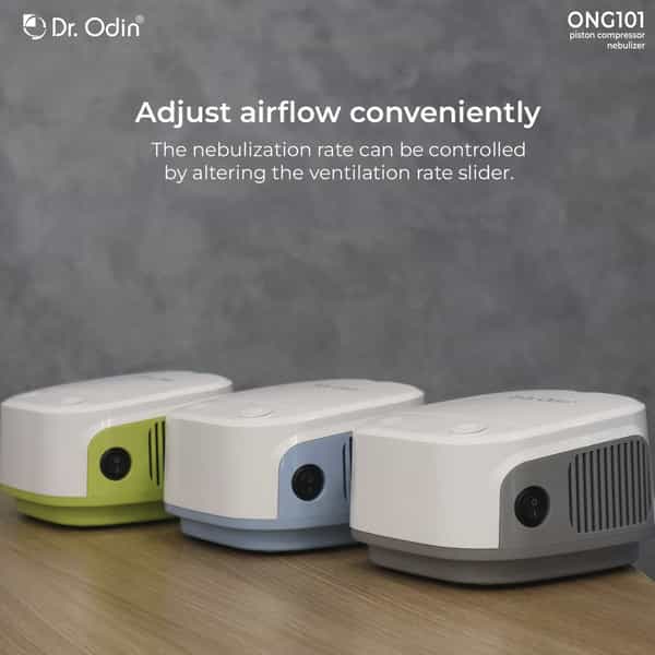 Dr. Odin Ong 101 Portable Nebulizer Machine For Child And Adult | Make In India | White & Green