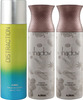 Ajmal 1 Distraction For Men & Women And 2 Shadow Him For Men Deodorants Each 200Ml +3 Parfum Testers