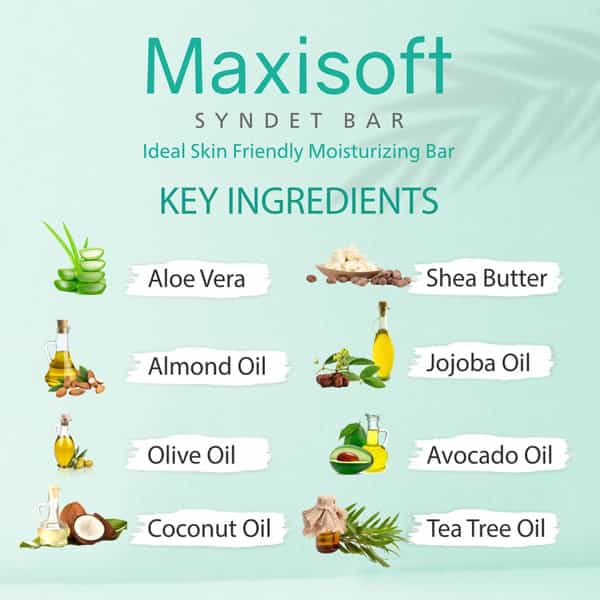 Maxisoft Syndet Bar Ph 5.5 | 75 Gm | Pack Of 6