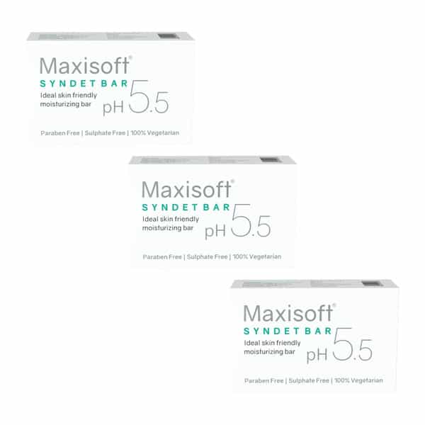 Maxisoft Syndet Bar Ph 5.5 | 75 Gm | Pack Of 6