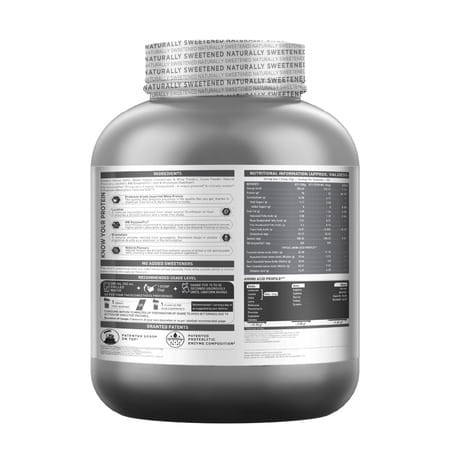 Muscleblaze Biozyme Performance Whey Protein Powder | Naturally Sweetened (Less Sweet) Chocolate 2Kg