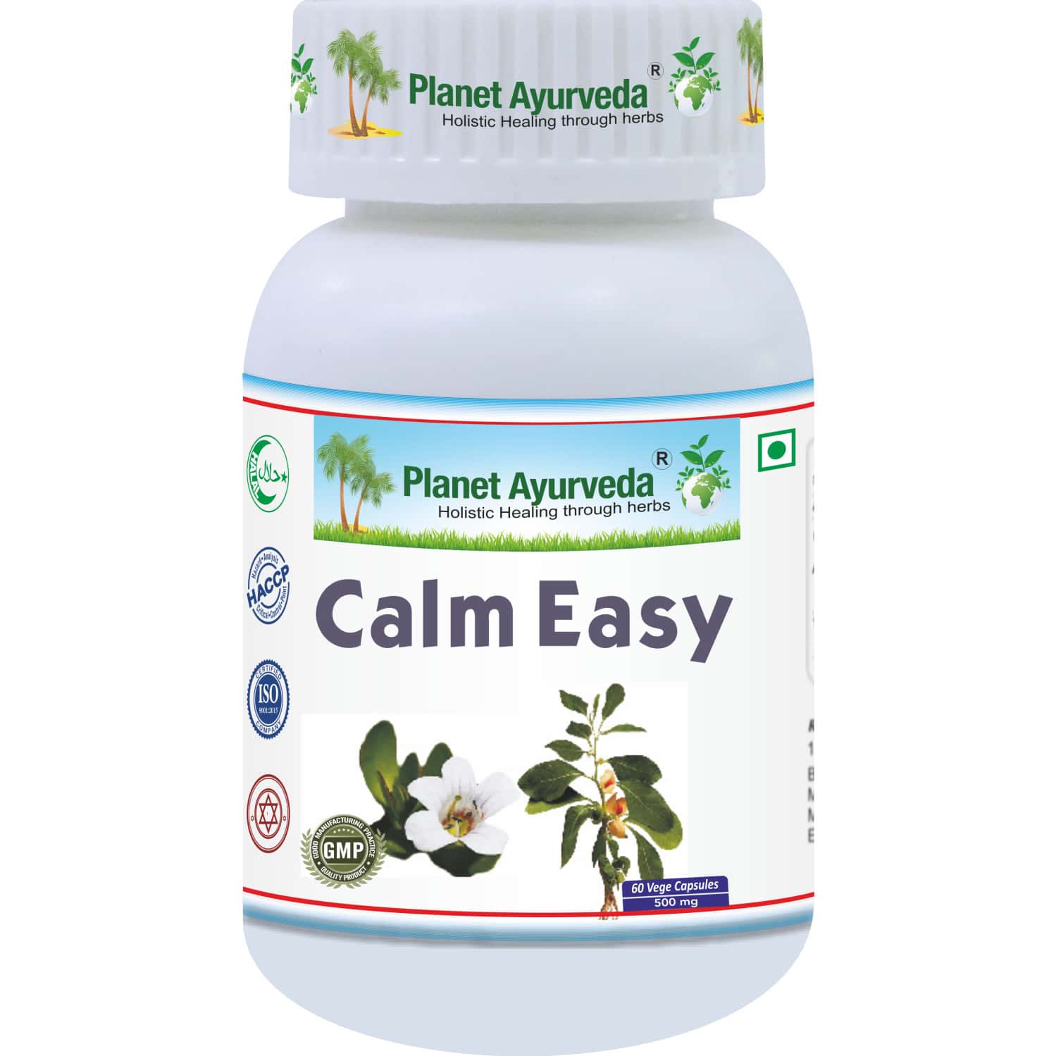 Planet Ayurveda Calm Easy - 60 Capsules