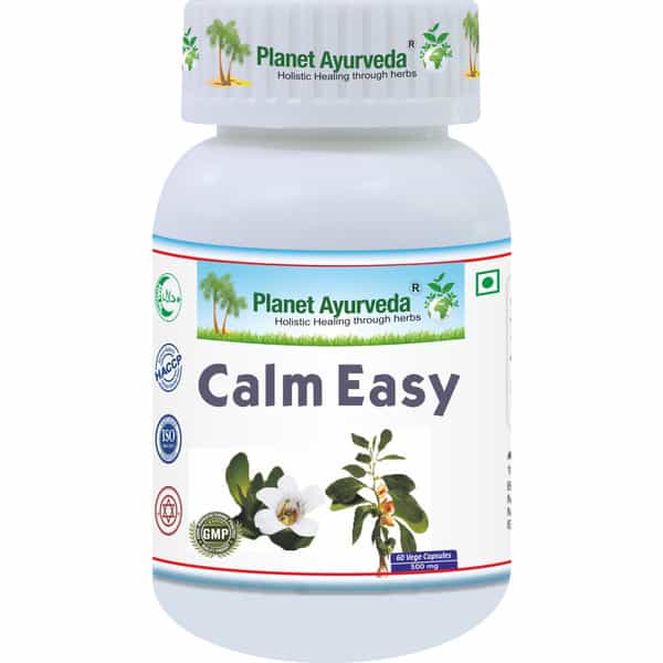 Planet Ayurveda Calm Easy - 60 Capsules