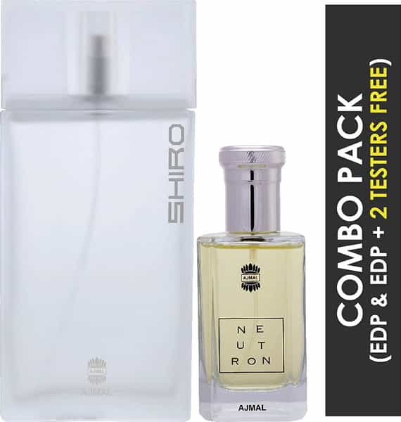 Ajmal Shiro Eau De Parfum 90Ml Perfume For Men And Neutron Eau De Parfum 100Ml Perfume For Men