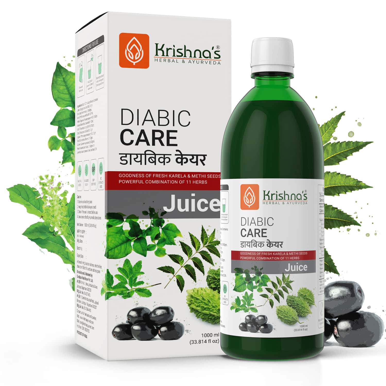 Krishna's Diabic Care Juice - 1 Litre