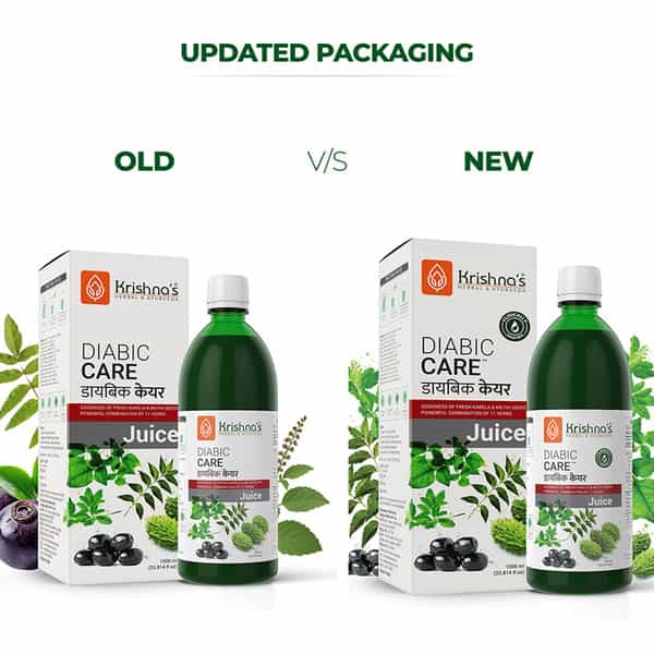 Krishna's Diabic Care Juice 1 Litre | Clinically Proven Formula For Diabetic Wellness