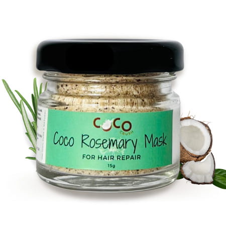 Coco Crush Rosemary Coconut Hair Repair Mask For Damaged Hair | Anti-Hairfall/Hair Growth - 15g