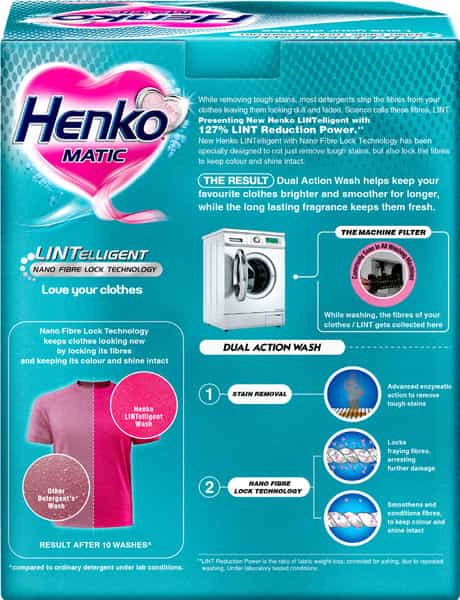 Henko Matic Front Load Detergent Powder - 1 Kg