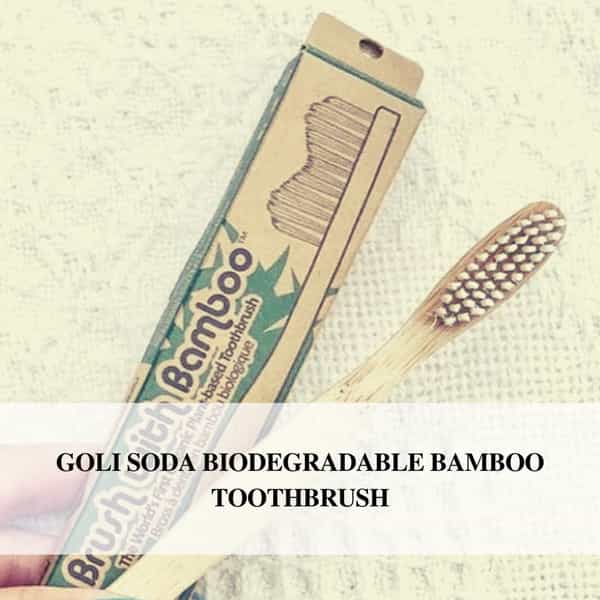 Goli Soda Bamboo Toothbrush - Bpa-Free | Vegan | Verified Non-Toxic - Adult (Pack Of 1)