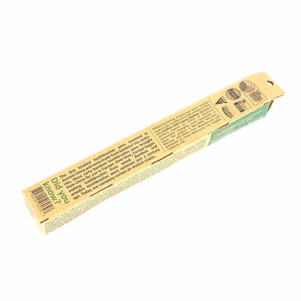 Goli Soda Bamboo Toothbrush - Bpa-Free | Vegan | Verified Non-Toxic - Adult (Pack Of 1)