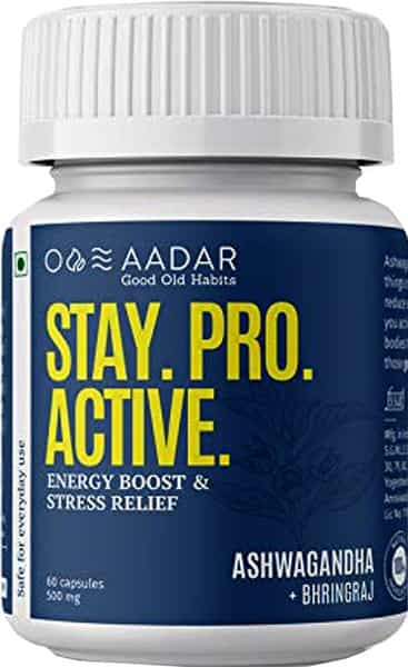 Aadar Stay. Pro. Active Weight Management Capsules Bottle Of 60