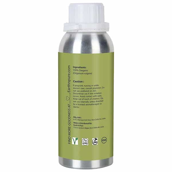 Earth N Pure Oregano Oil 100% Pure And Natural Essential Oil - 250 Ml (8.4 Fl. Oz.) (250 Ml)