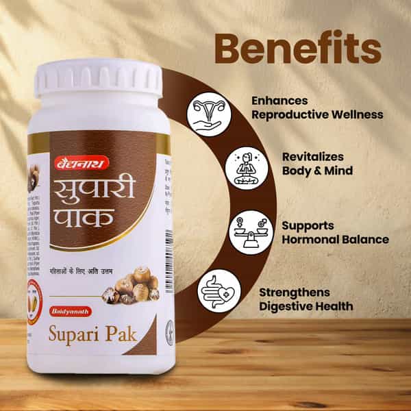 Baidyanath Ayurved Supari Pak 125G | Women's Health Support