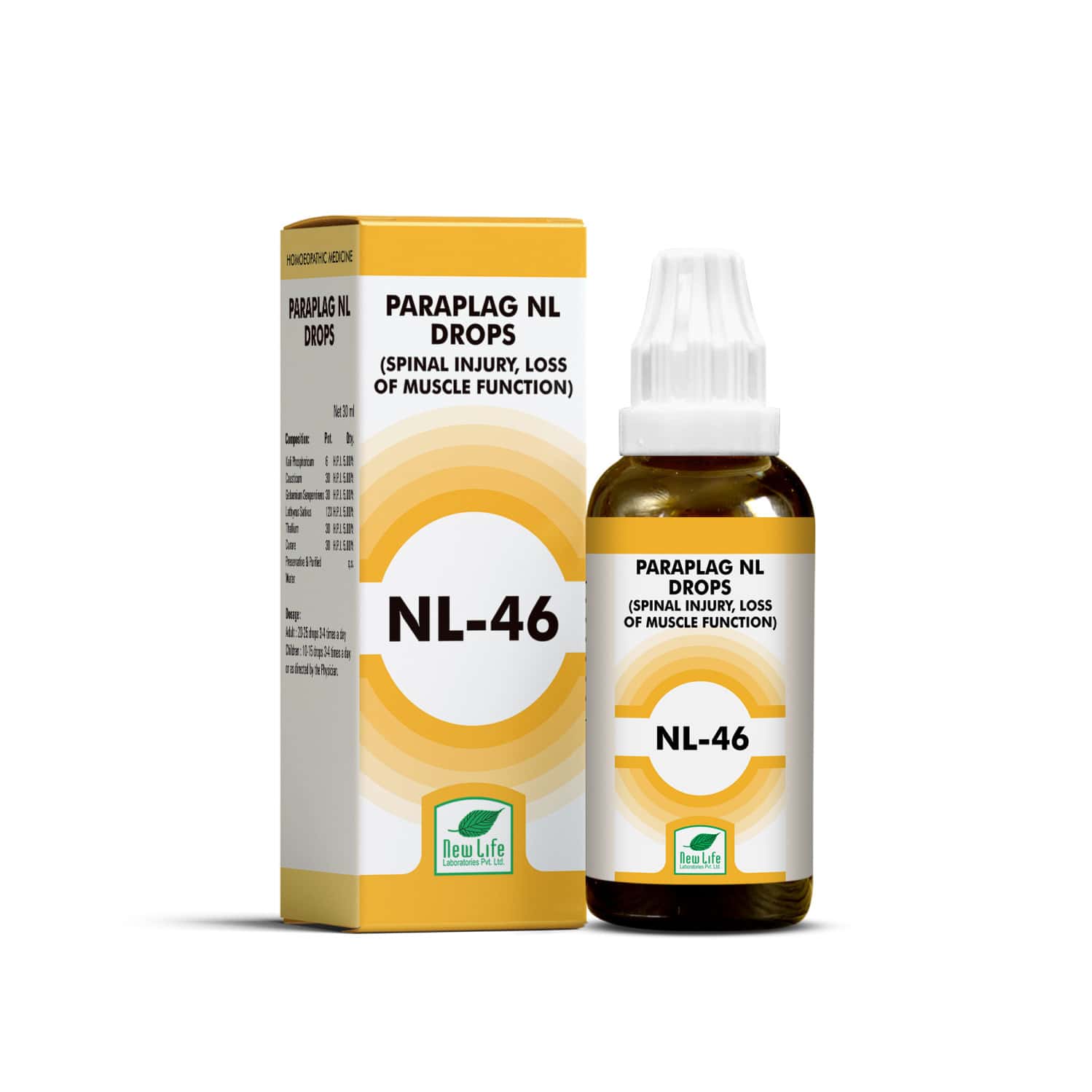 New Life Nl 46 Paraplag Nl Drops | 30ml