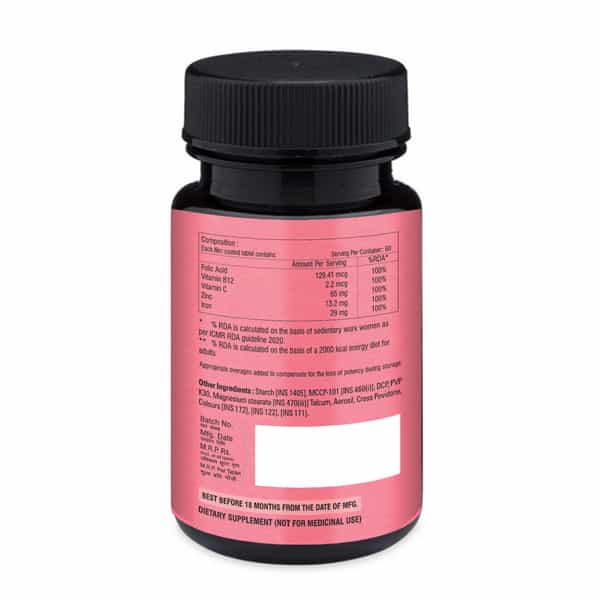 Has It Iron For Women | Pack Of 60 Tablets