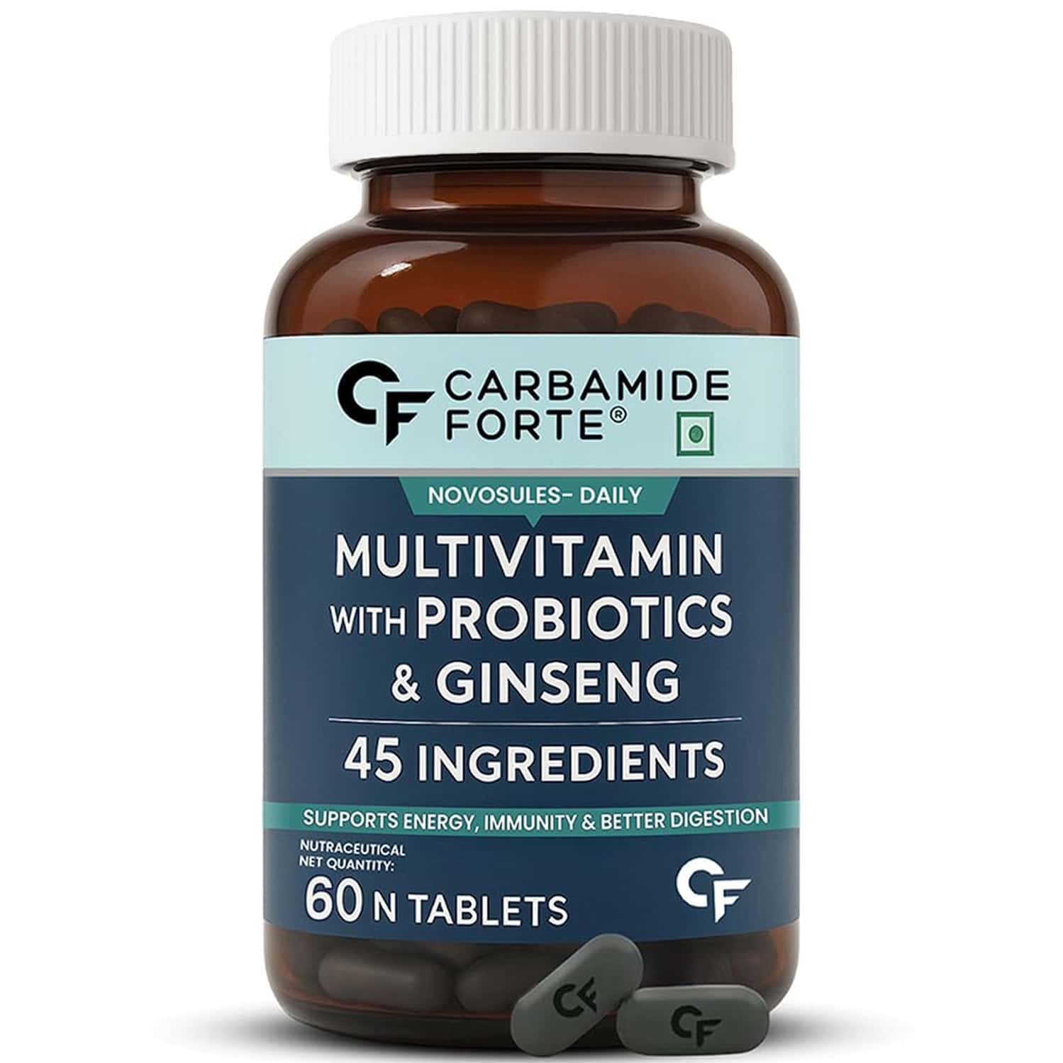 Carbamide Forte Multivitamin With Probiotics 34 Ingredients -60 Tablets