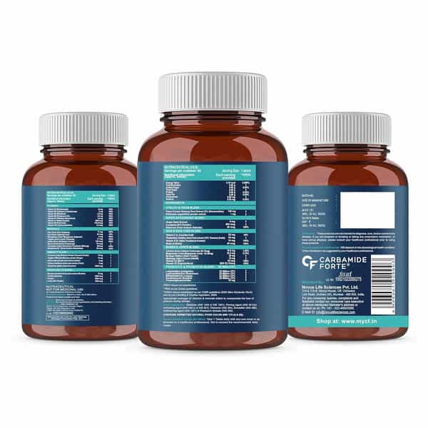 Carbamide Forte Multivitamin With Probiotics 34 Ingredients -60 Tablets