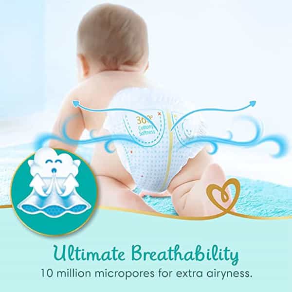 Pampers Premium Care Pants Small Size Baby Diapers (Sm) Softest Ever Pampers Pants - 70 Count