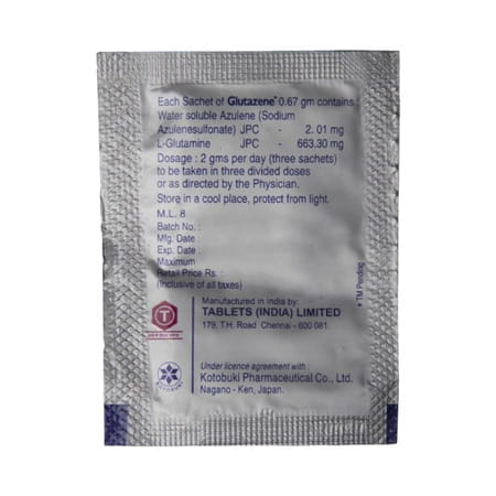 Glutazene Powder 7 X 3 No's