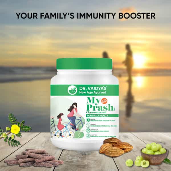 Dr. Vaidya's Immunity Booster Pack - Chyawan Toffees | Kadha Sips | Myprash Daily Health Combo