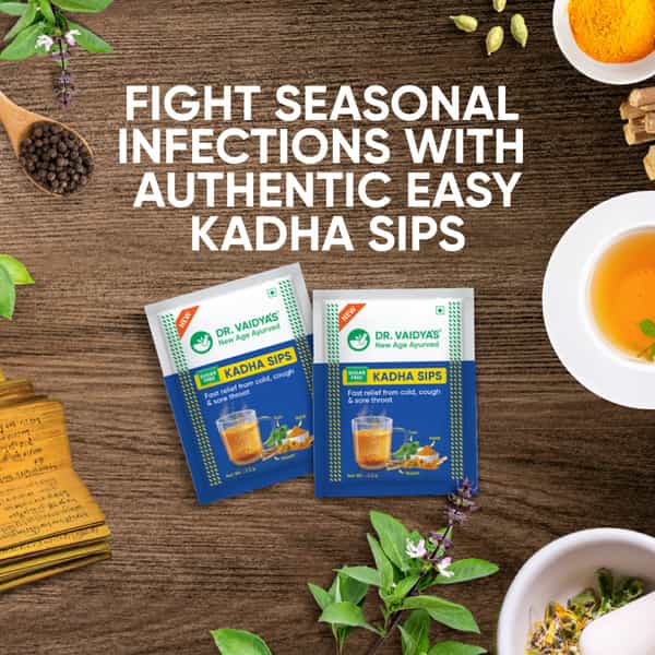 Dr. Vaidya's Immunity Booster Pack - Chyawan Toffees | Kadha Sips | Myprash Daily Health Combo