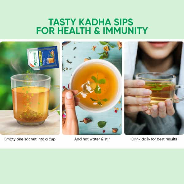 Dr. Vaidya's Immunity Booster Pack - Chyawan Toffees | Kadha Sips | Myprash Daily Health Combo