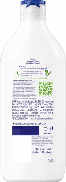 Nivea Naturally Good Natural Oats Body Lotion - 350 Ml