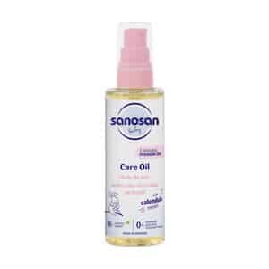 Sanosan Baby Care Oil | With Almond Oil Organic Olive Oil & Sunflower Seed Oil - 100ml