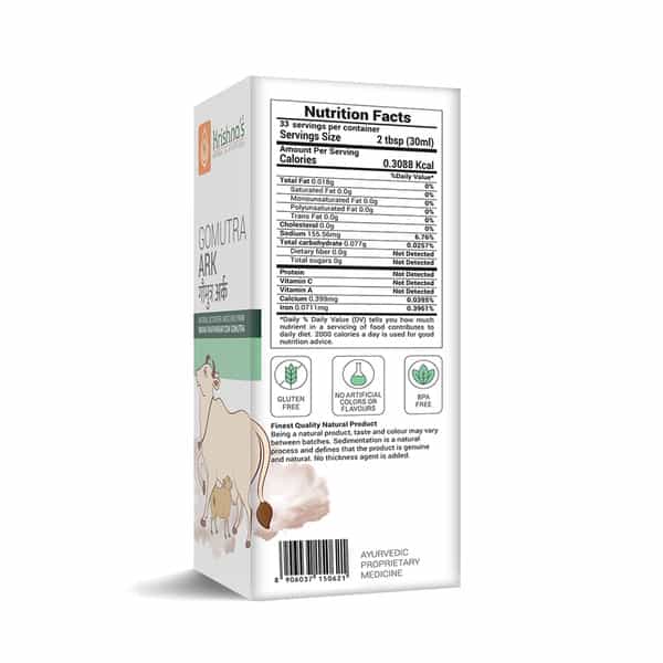 Krishna's Gomutra Ark 1 Litre