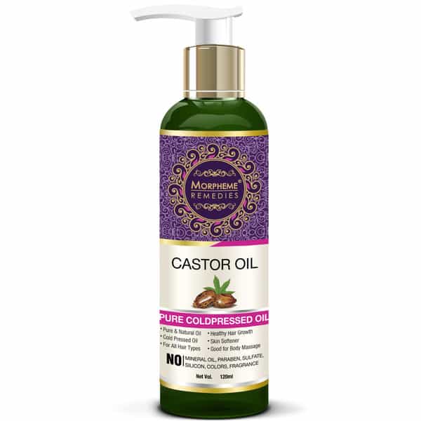 Morpheme Remedies Pure Coldpressed Castor Carrier Oil 120 Ml