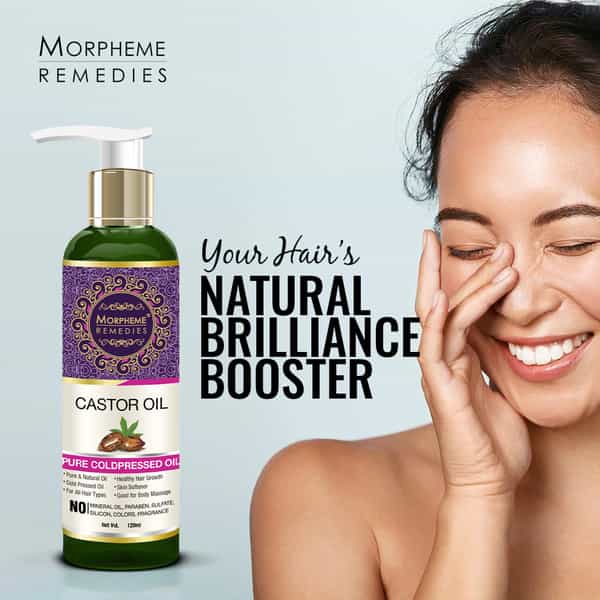 Morpheme Remedies Pure Coldpressed Castor Carrier Oil 120 Ml