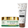 Tnw-The Natural Wash Face Moisturizing Gel Cream (50G) And Hand & Foot Cream (50G)